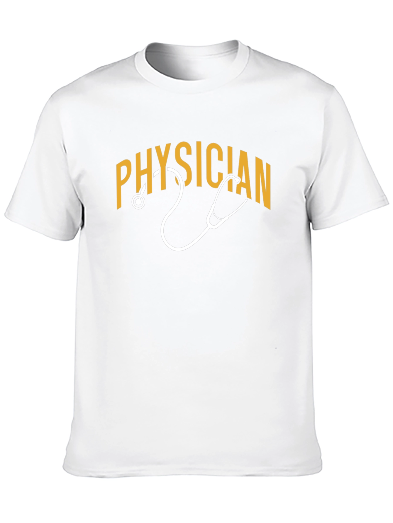 Physician T-Shirt with Stethoscope Graphic