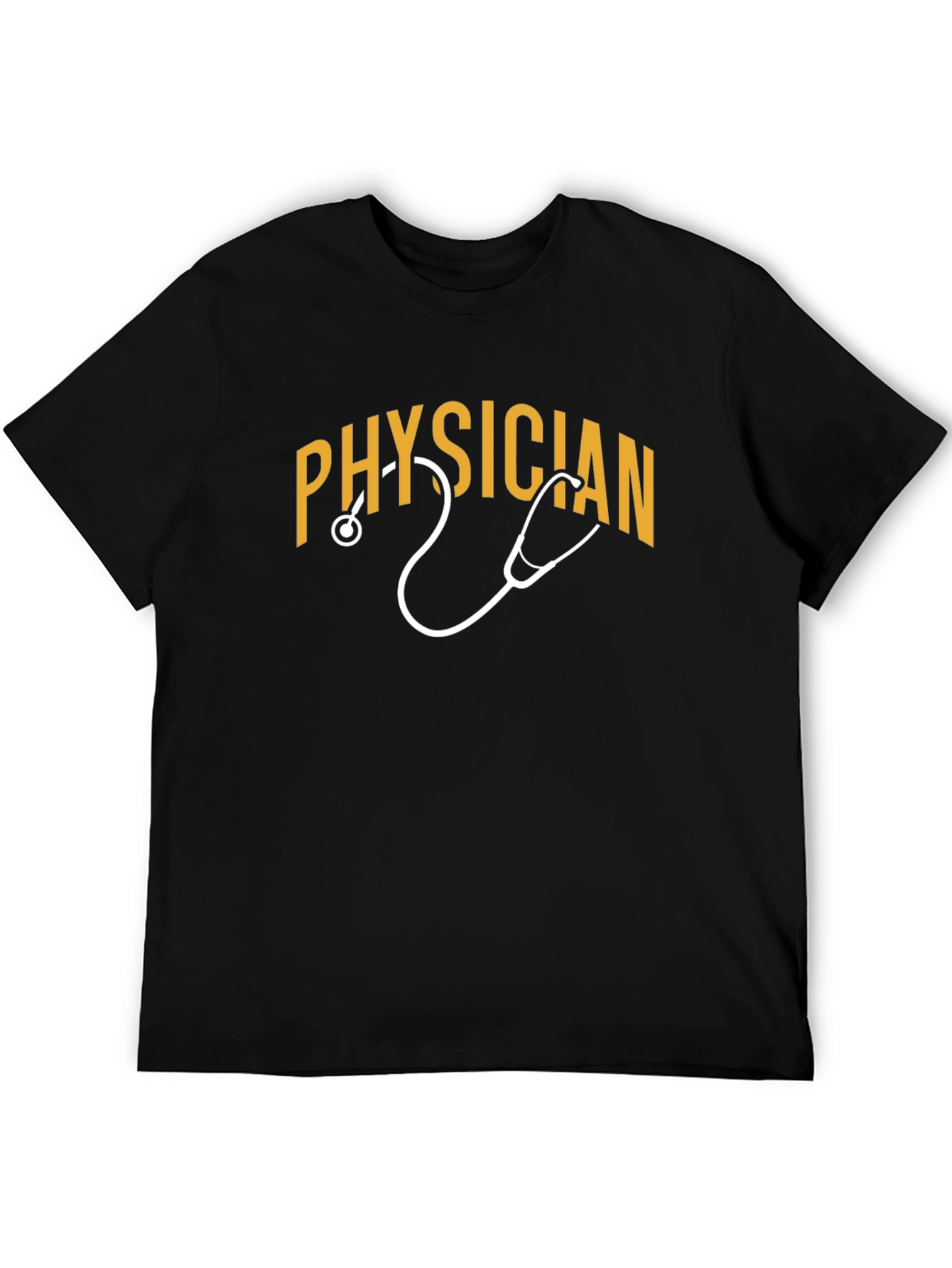 Physician T-Shirt with Stethoscope Graphic