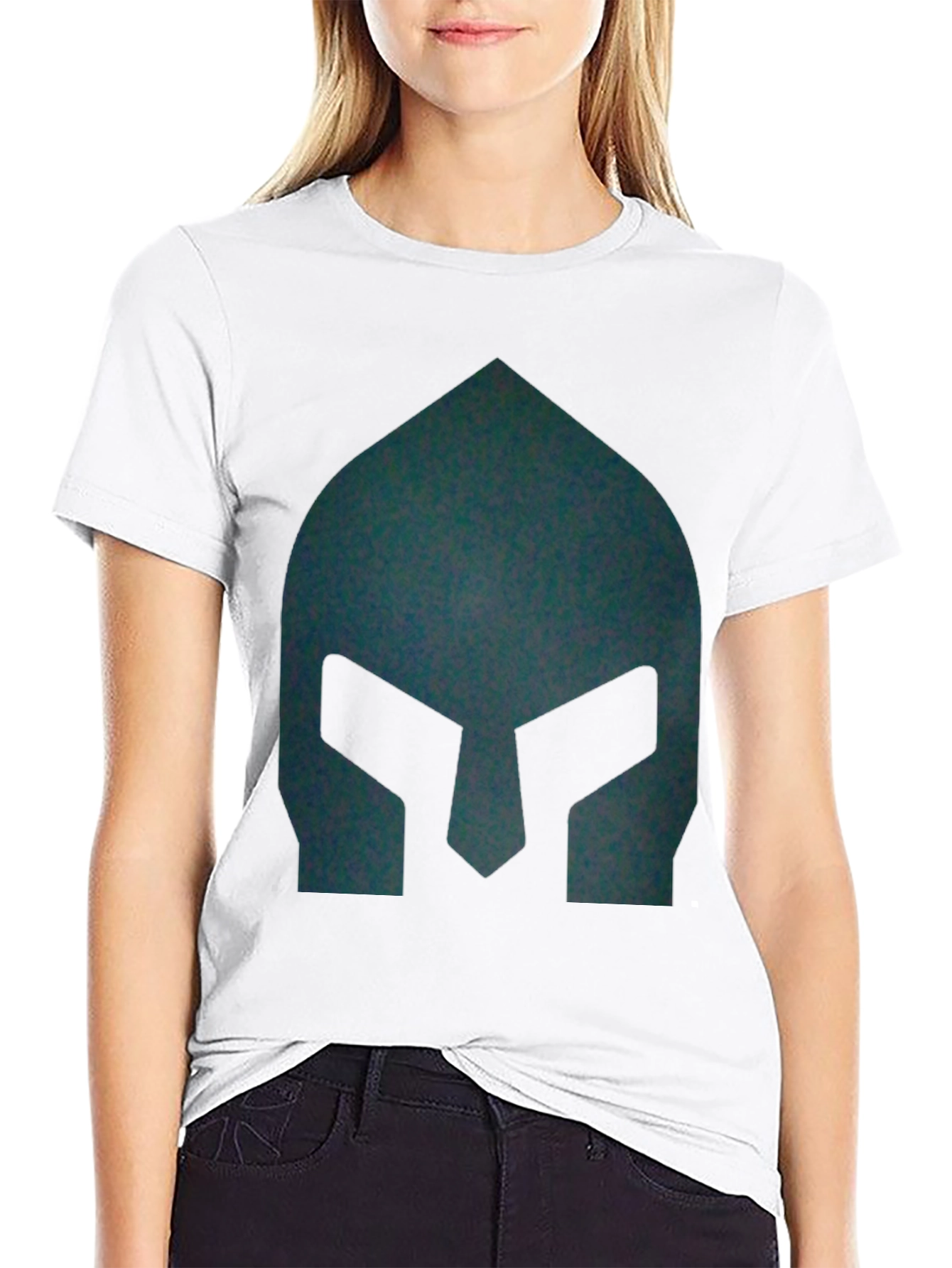 Spartan Helmet Graphic Tee - Black