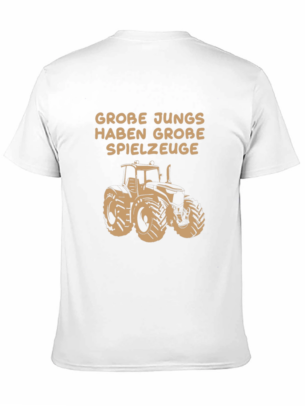 Grobe Jungs Tractor T-Shirt - Black Graphic Tee