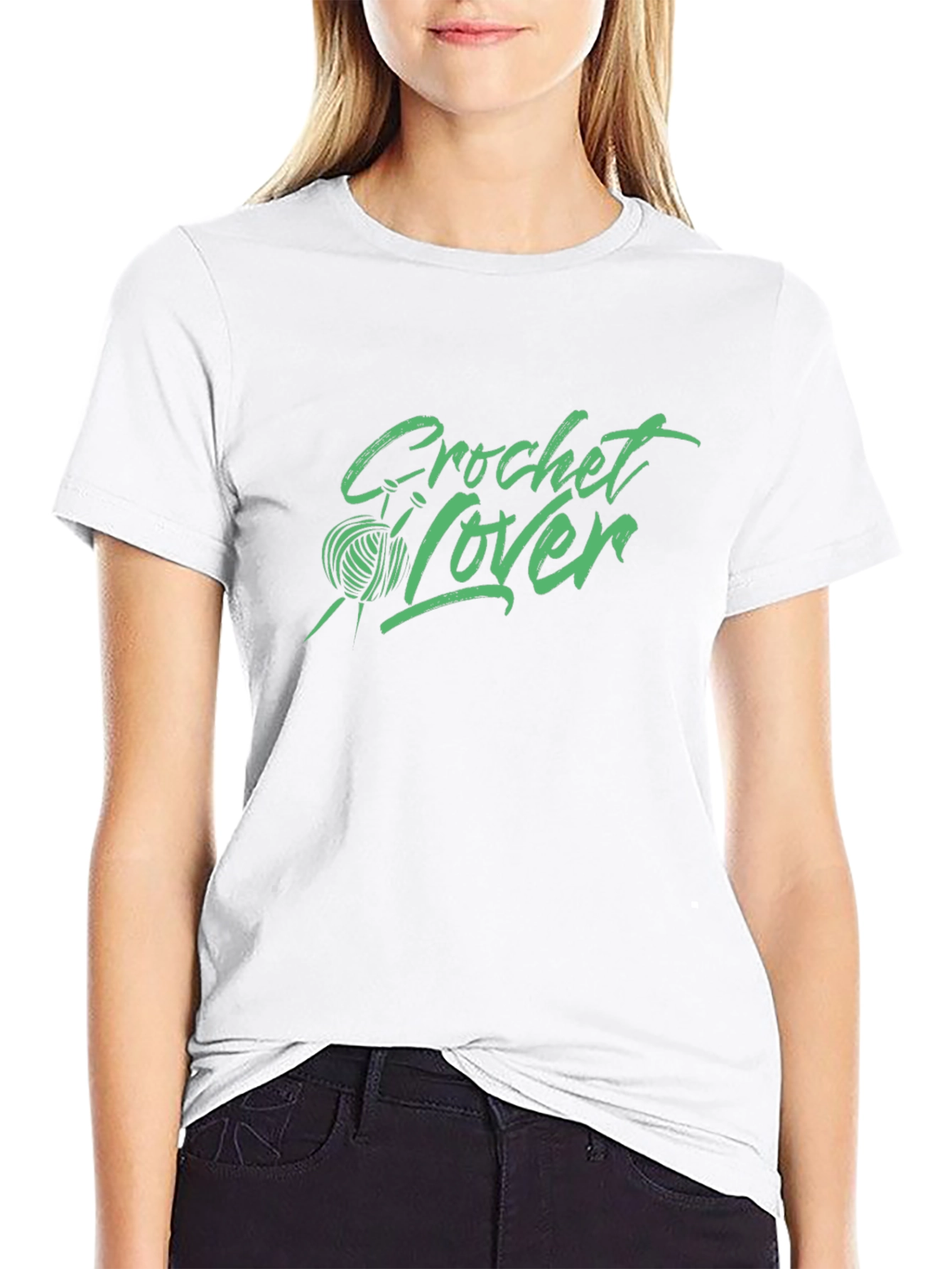 Crochet Lover Black T-Shirt