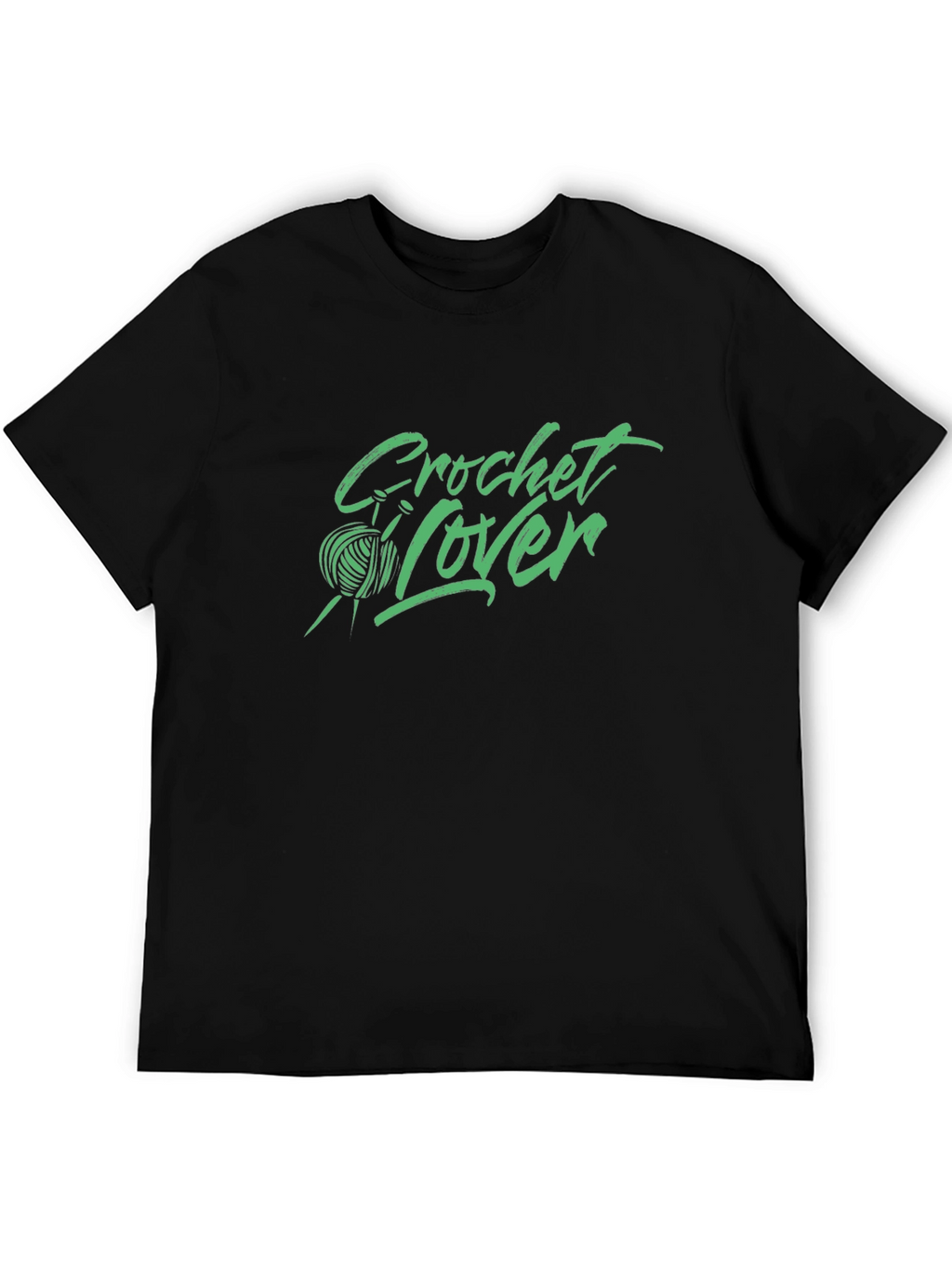 Crochet Lover Black T-Shirt