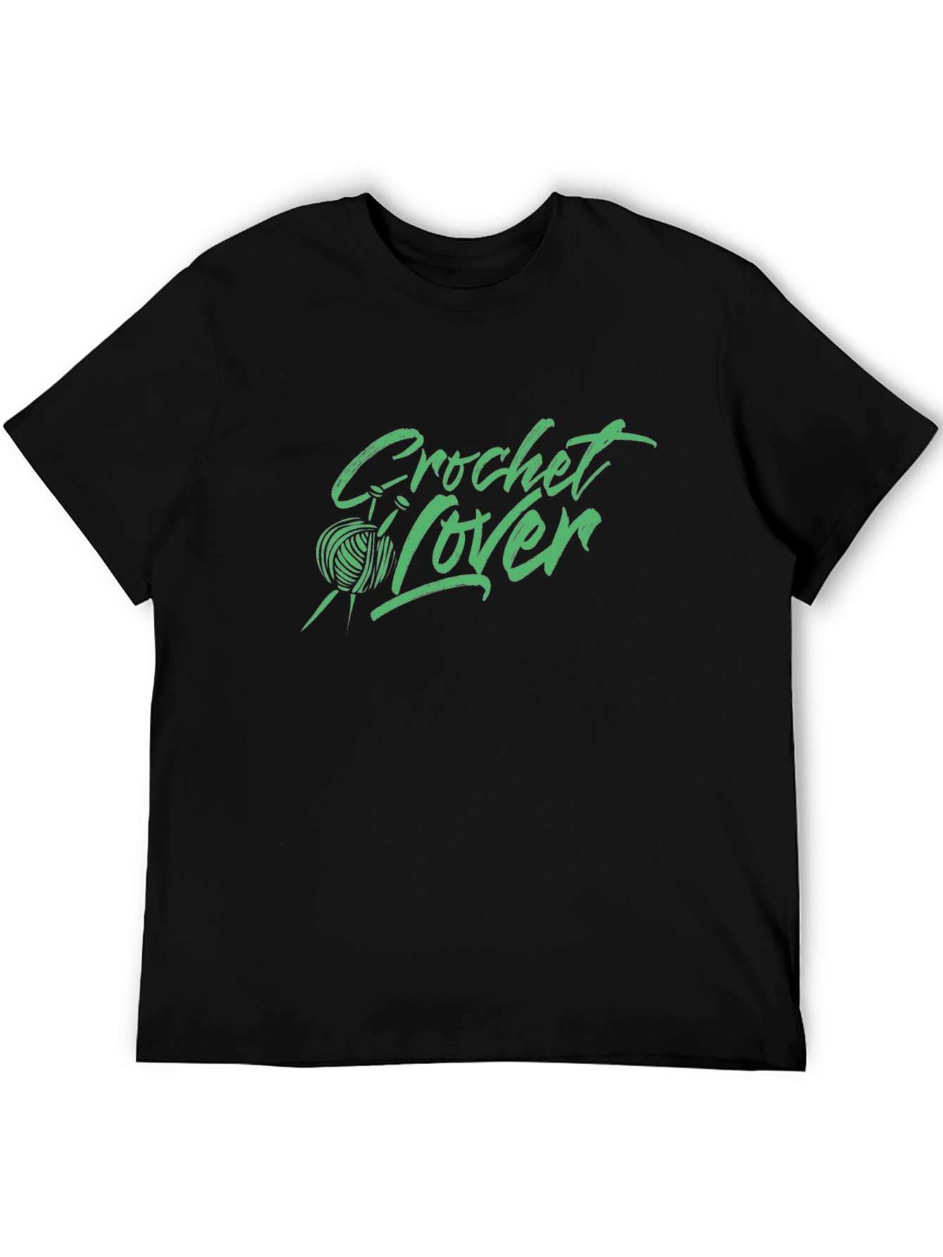 Crochet Lover Black T-Shirt