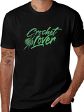 Crochet Lover Black T-Shirt