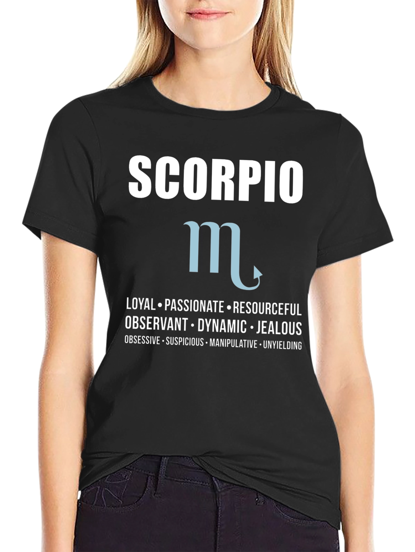 Scorpio Zodiac T-Shirt: Loyal Passionate & Resourceful Tee