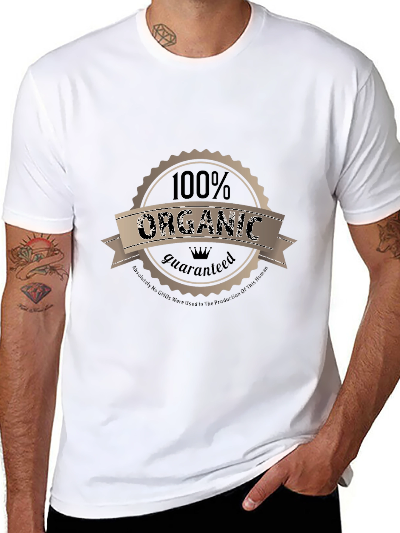 100% Organic Guaranteed T-Shirt
