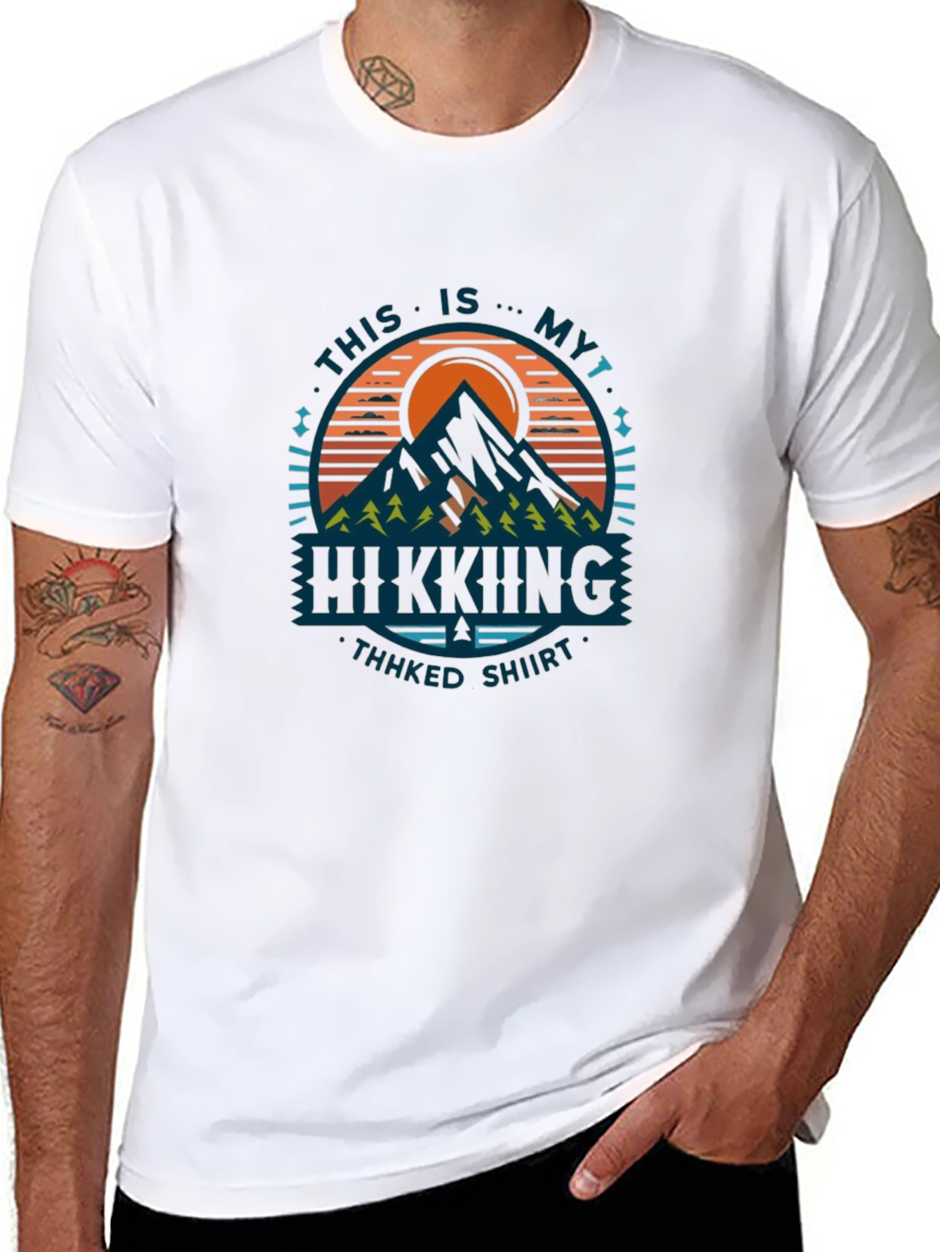 Hiking Graphic T-Shirt - Thhked Shiirt