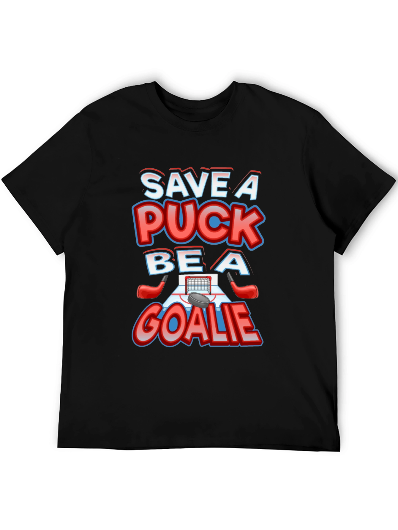 Save A Puck Be A Goalie T-Shirt