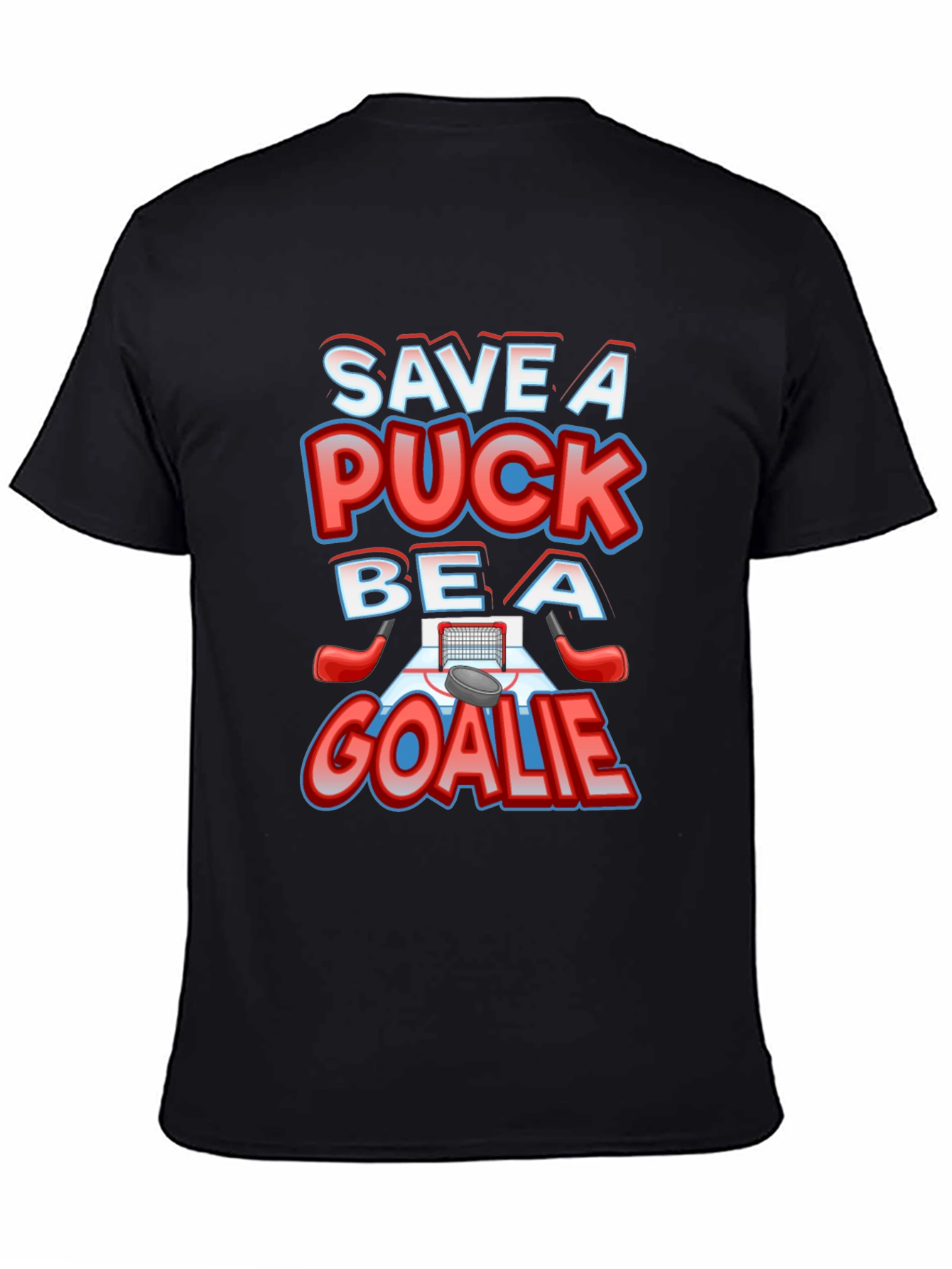 Save A Puck Be A Goalie T-Shirt