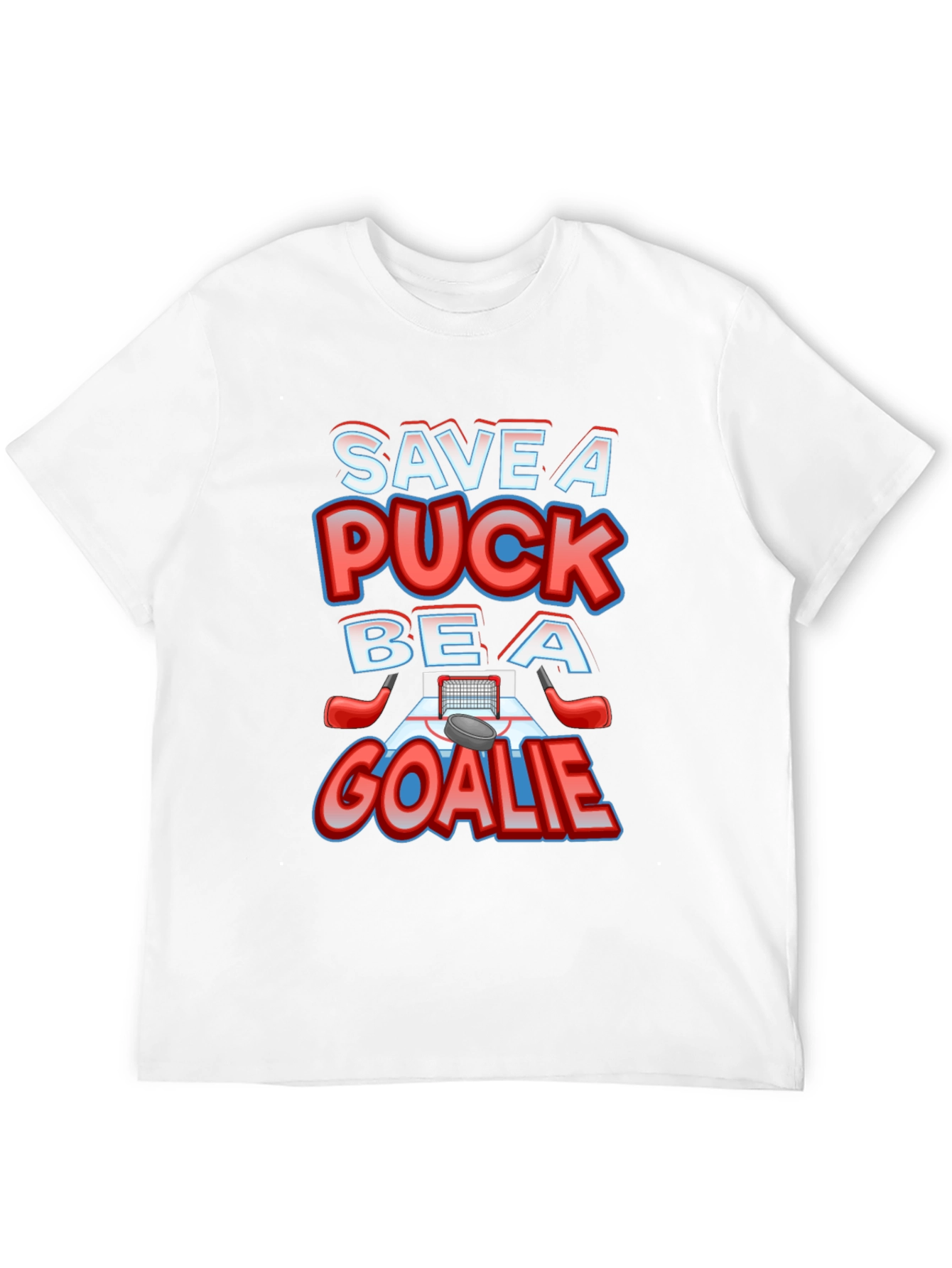 Save A Puck Be A Goalie T-Shirt
