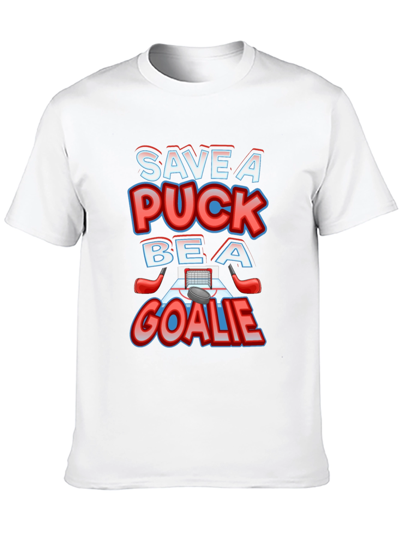 Save A Puck Be A Goalie T-Shirt