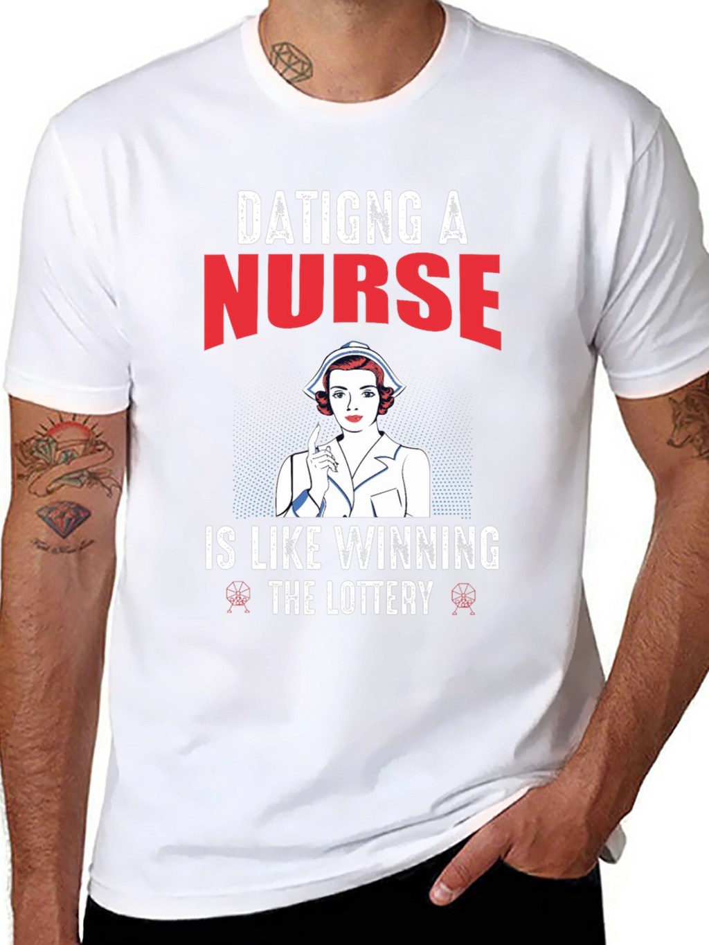 Dating a Nurse T-Shirt