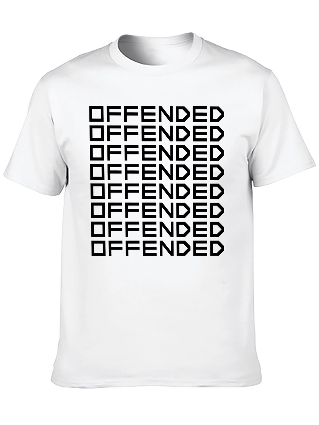 Offended Graphic Print Black T-Shirt