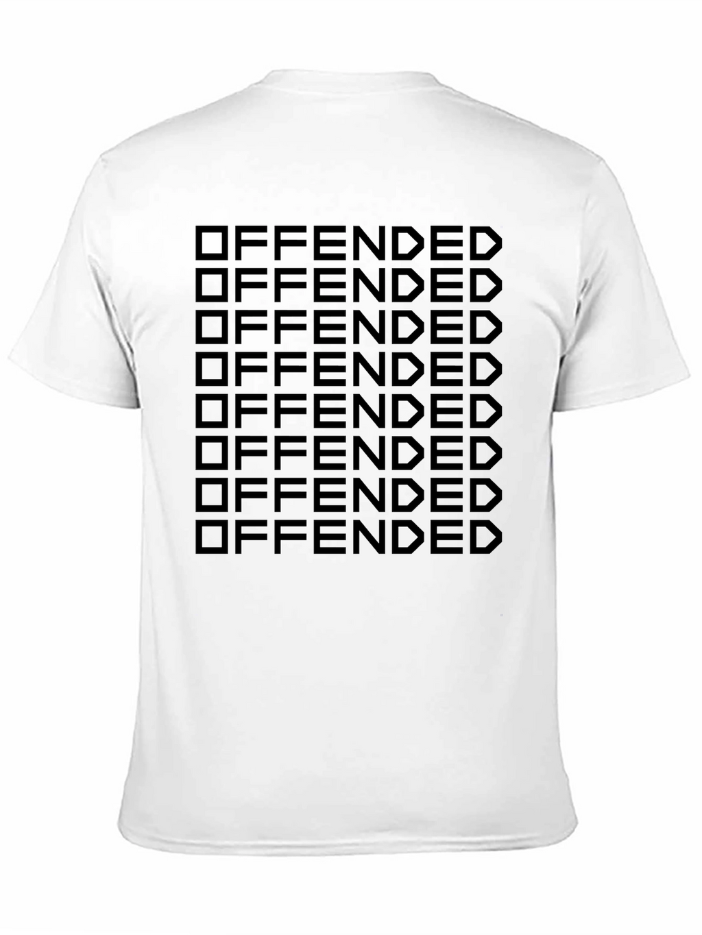 Offended Graphic Print Black T-Shirt