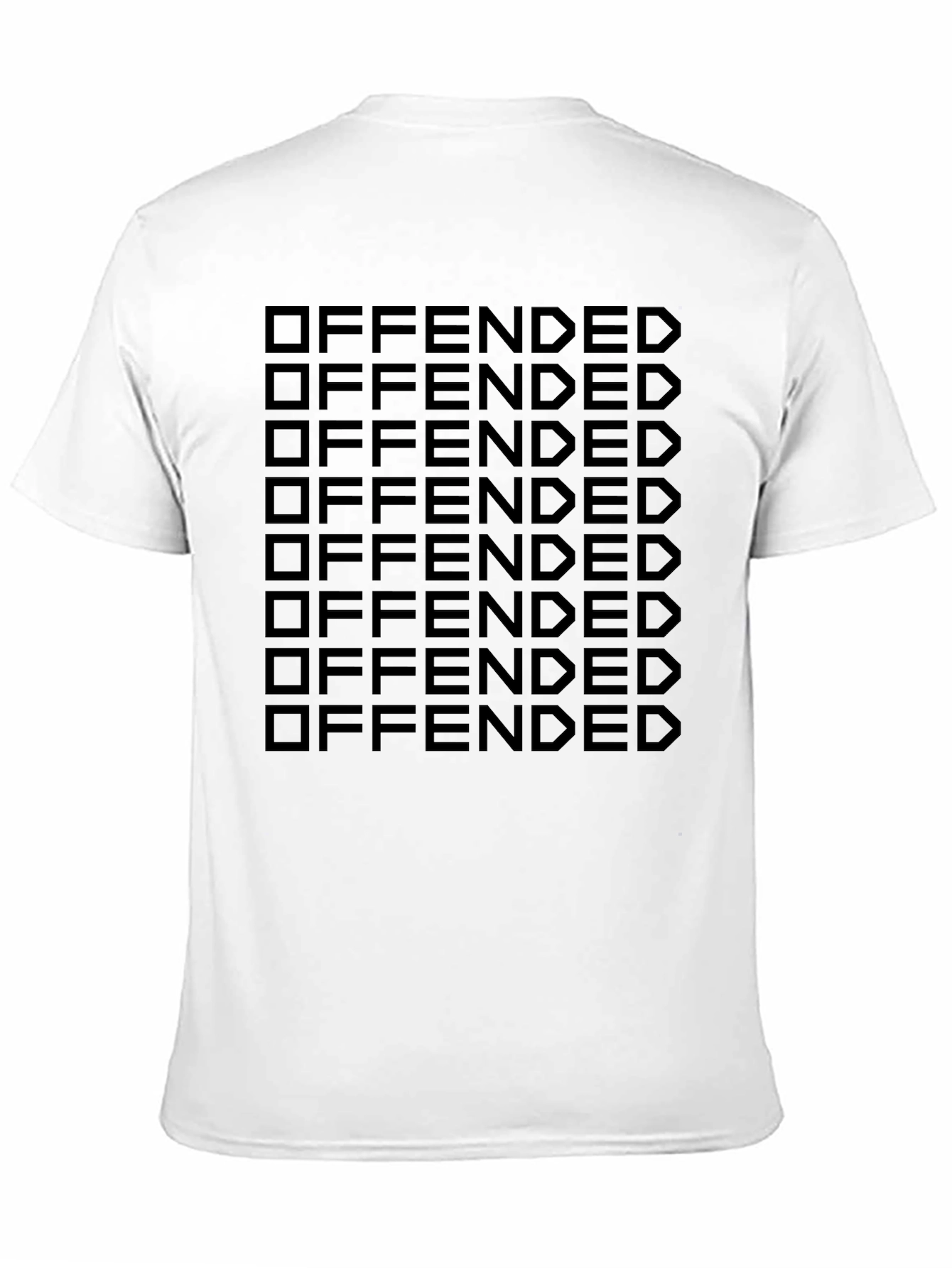 Offended Graphic Print Black T-Shirt