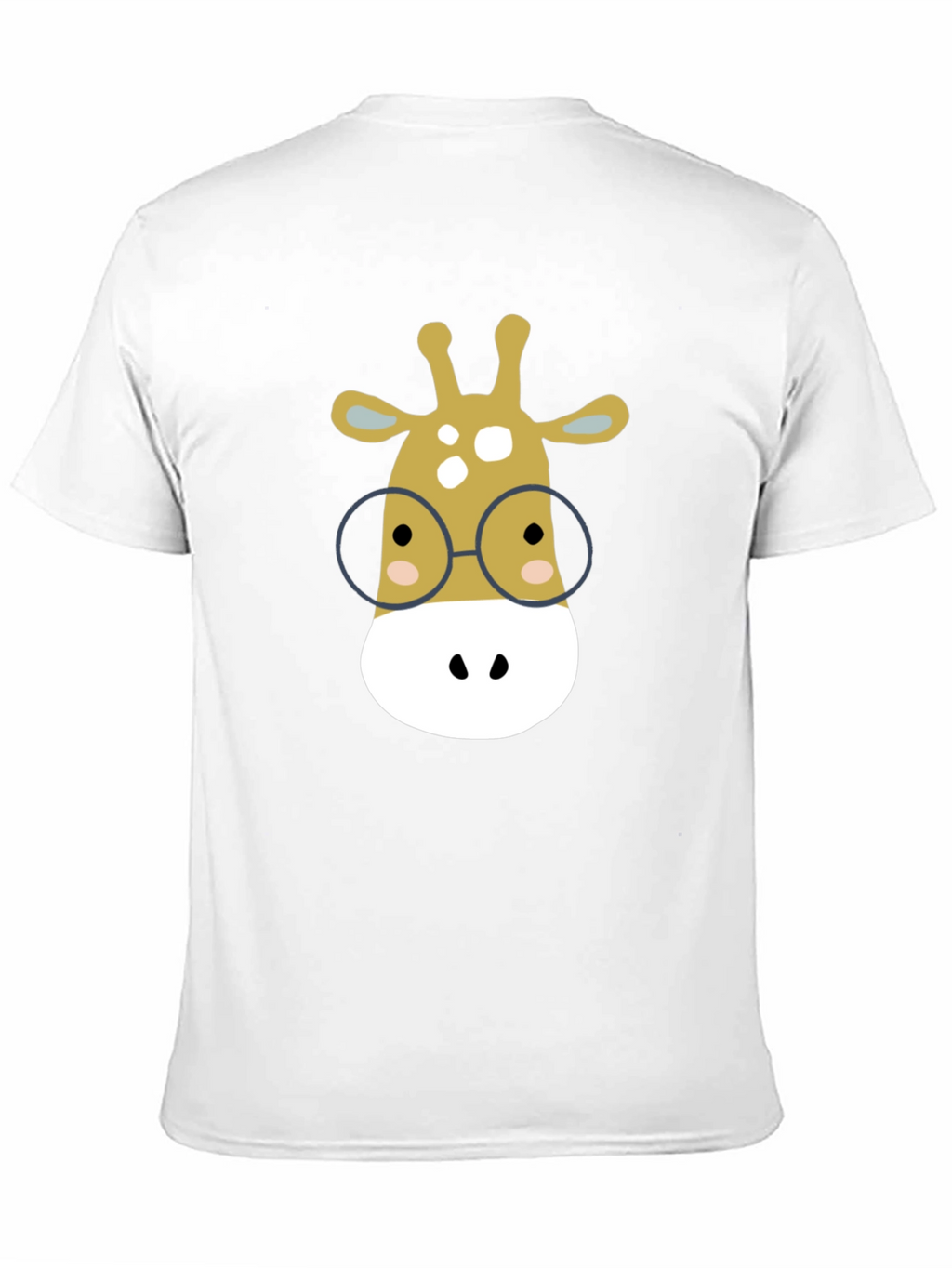 Giraffe with Glasses Graphic Tee