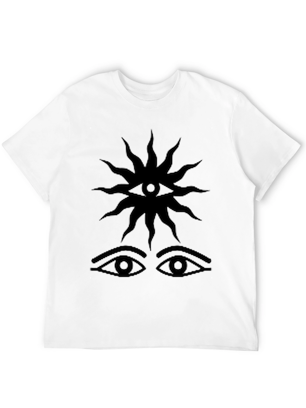 Mystic Eye Graphic Tee - Black Cotton