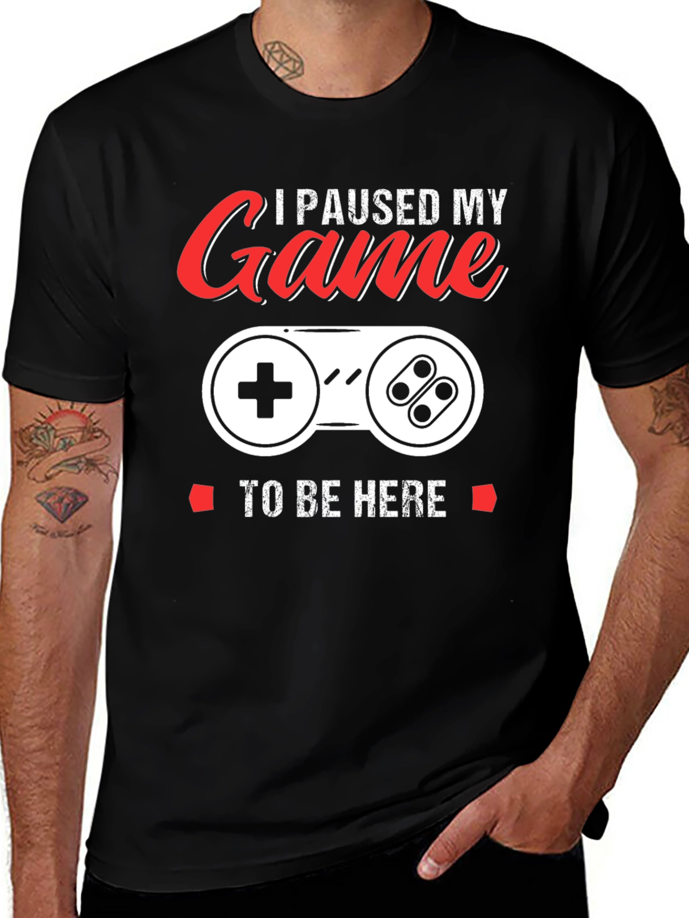 I Paused My Game T-Shirt - Gamer Apparel