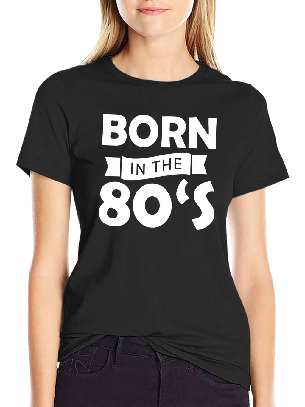 Born in the 80s Black T-Shirt