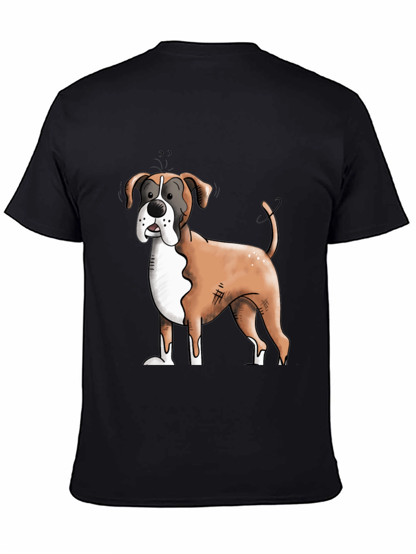Boxer Dog Graphic T-Shirt - Cute Dog Lover Tee