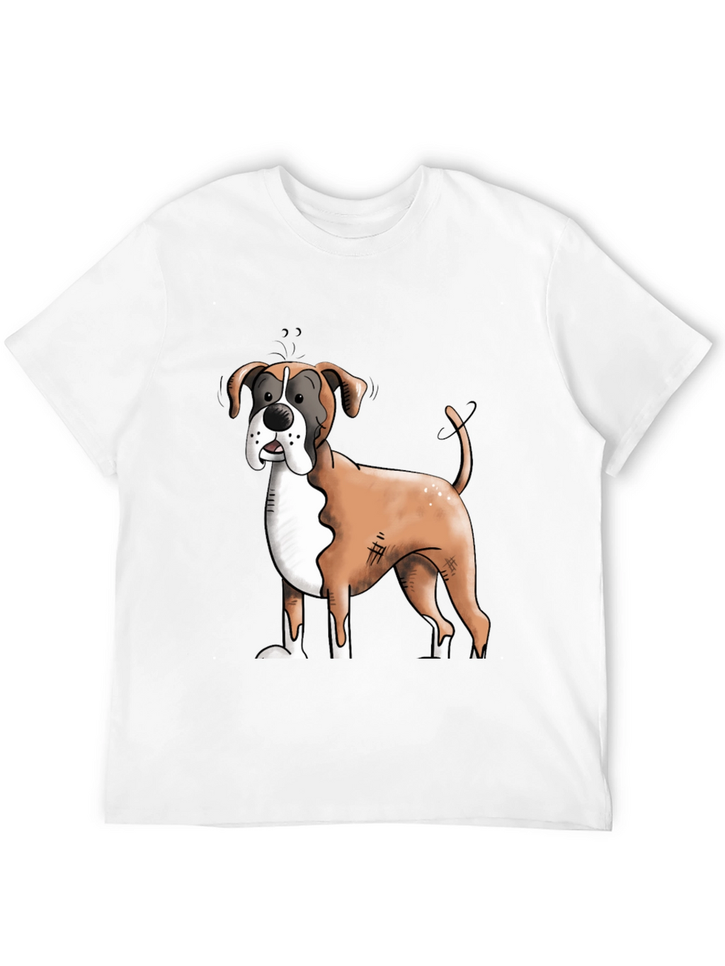 Boxer Dog Graphic T-Shirt - Cute Dog Lover Tee
