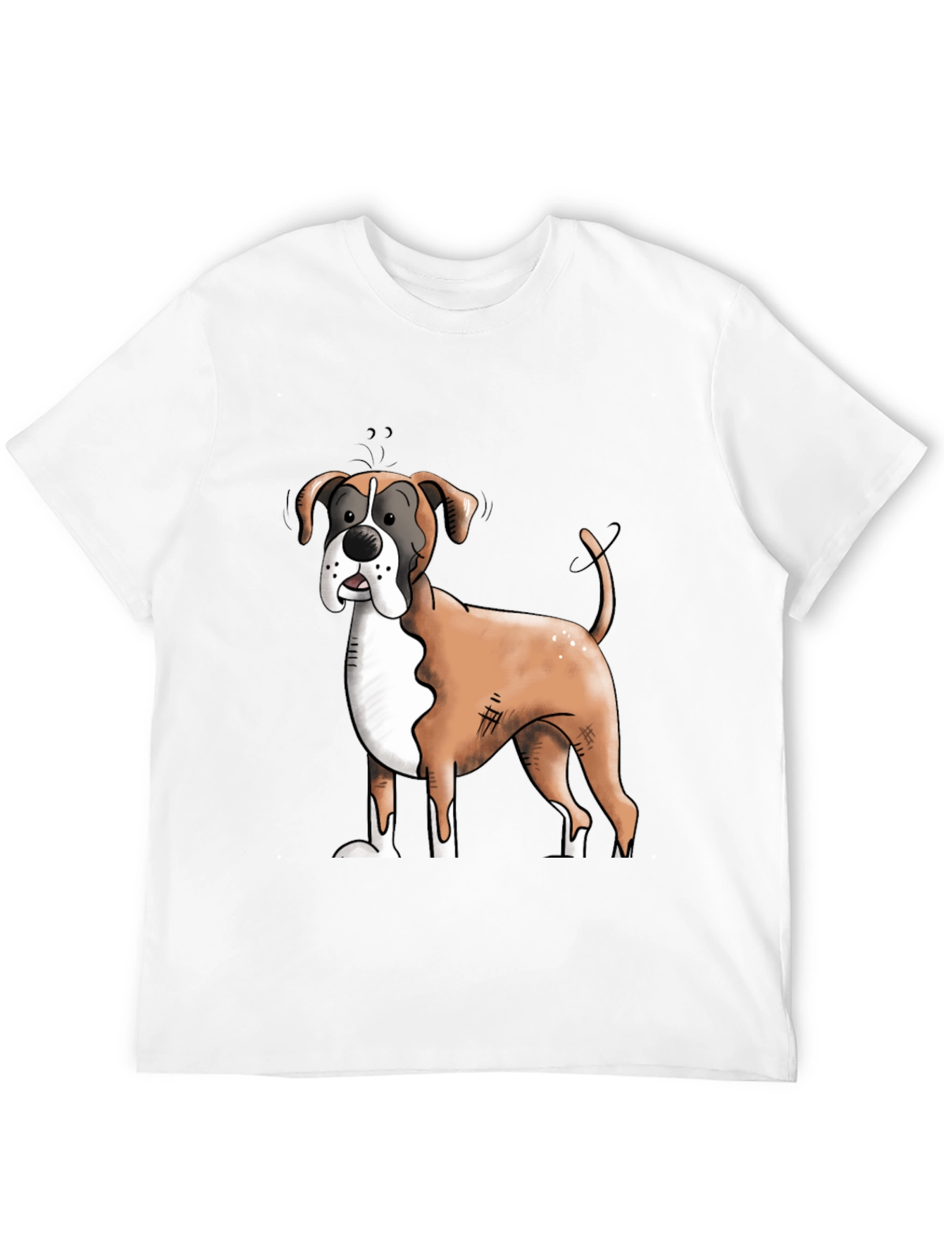Boxer Dog Graphic T-Shirt - Cute Dog Lover Tee