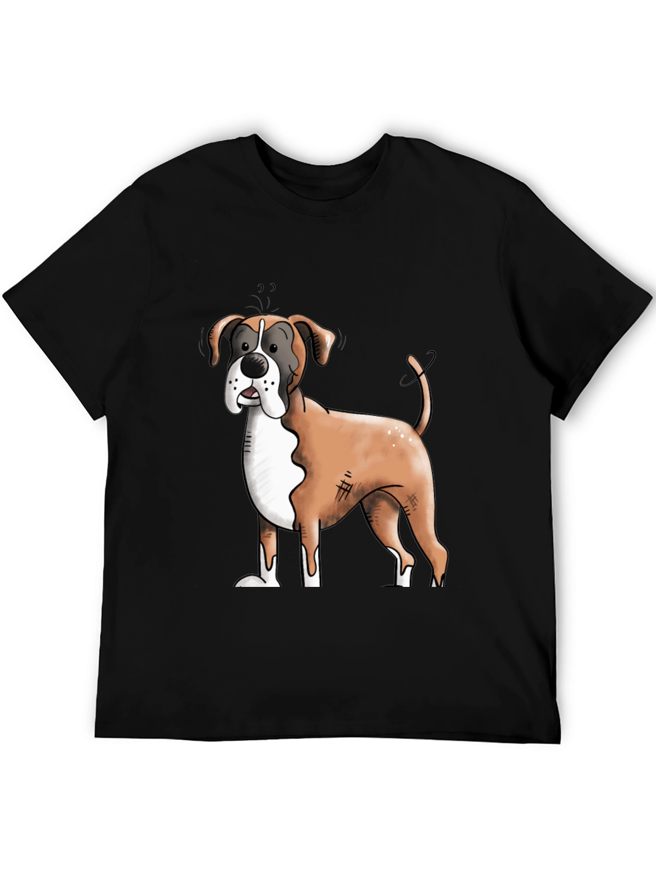Boxer Dog Graphic T-Shirt - Cute Dog Lover Tee