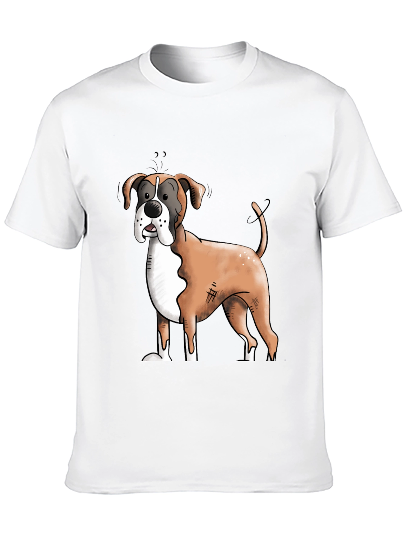 Boxer Dog Graphic T-Shirt - Cute Dog Lover Tee