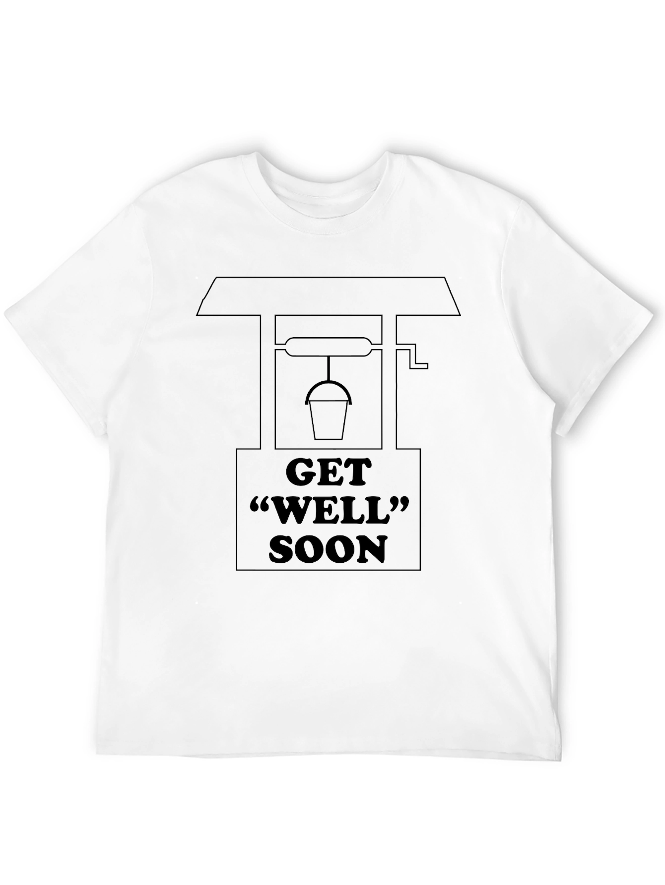 Get Well Soon Wishing Well Graphic T-Shirt