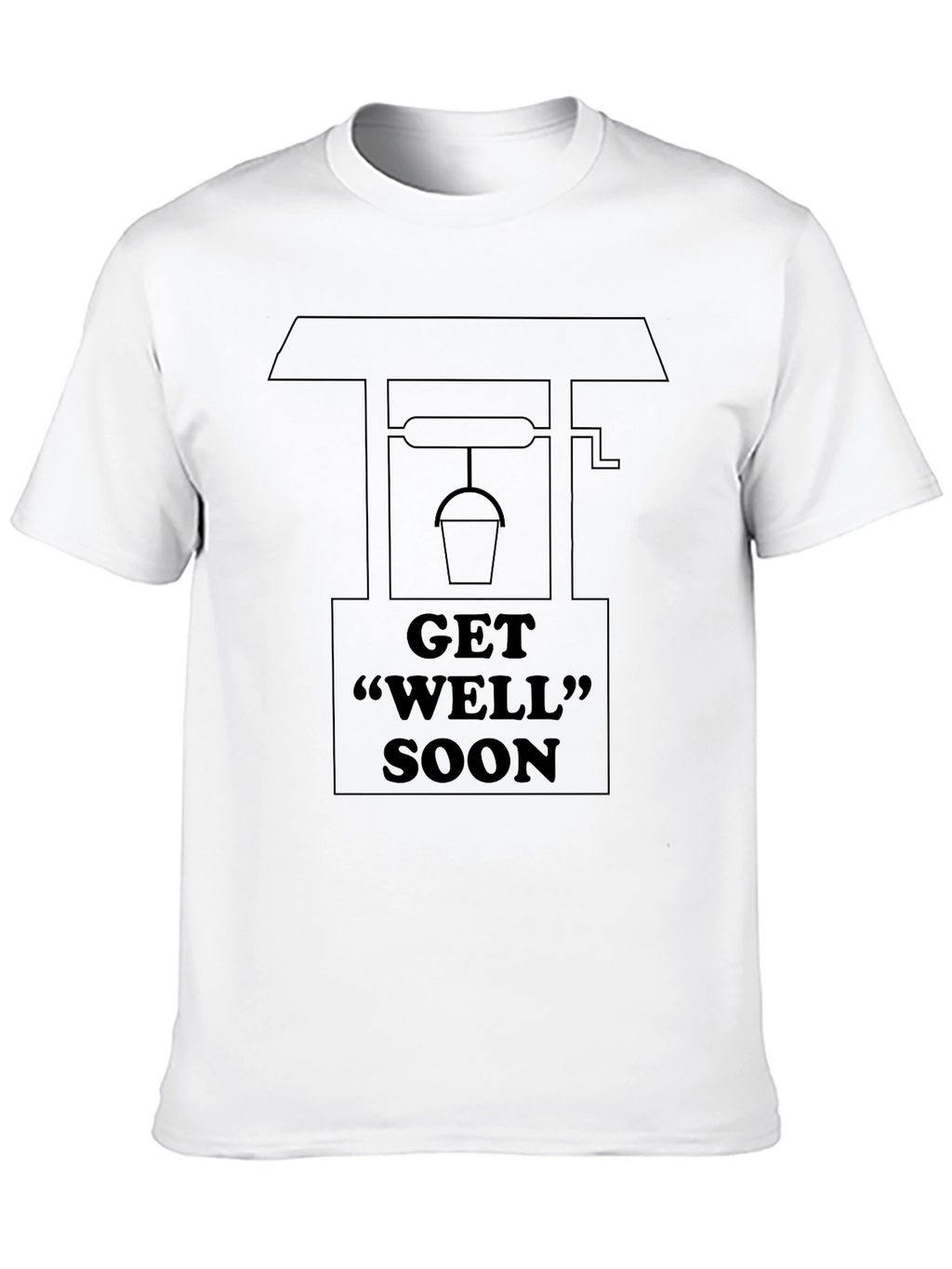 Get Well Soon Wishing Well Graphic T-Shirt