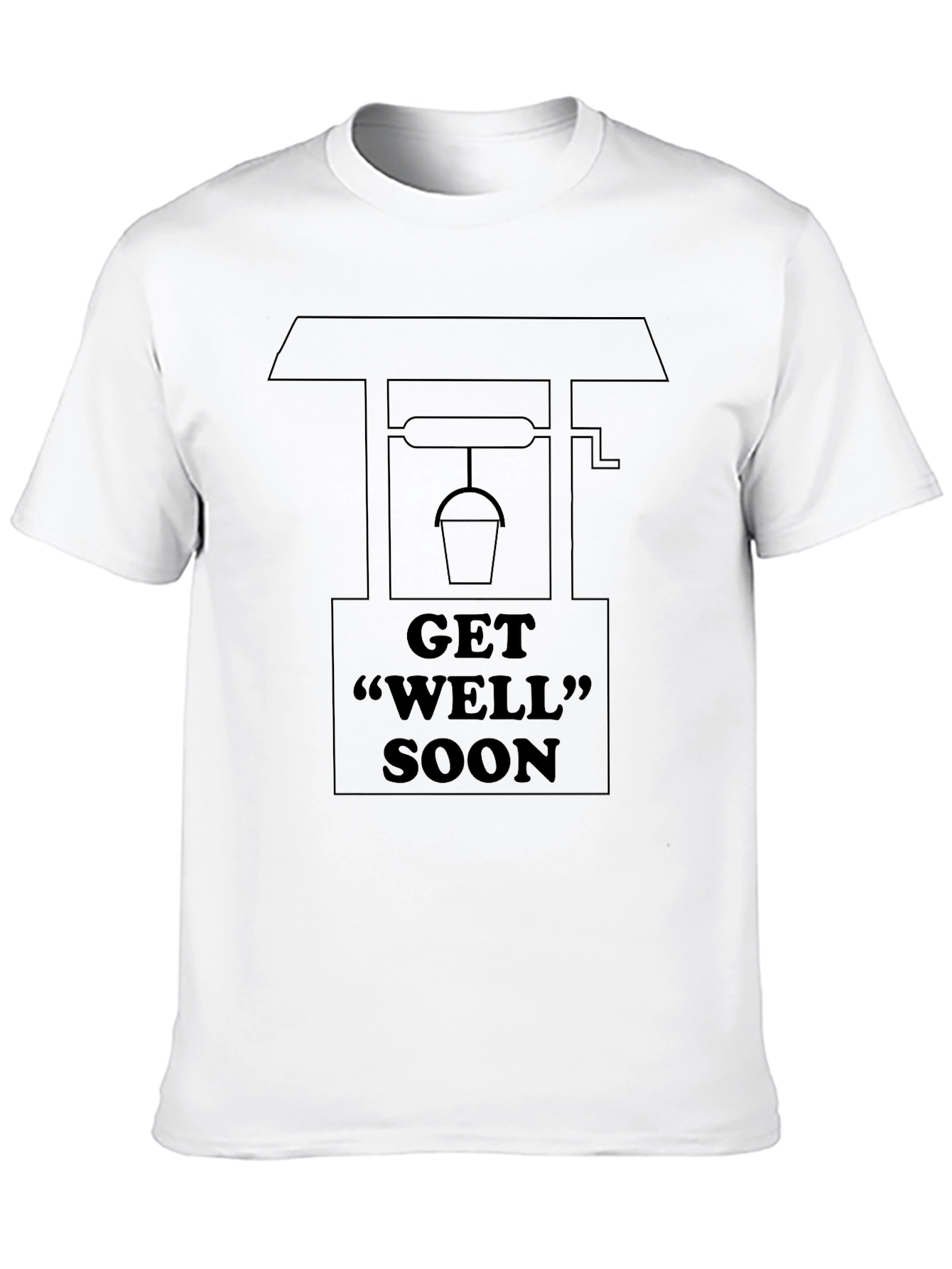 Get Well Soon Wishing Well Graphic T-Shirt