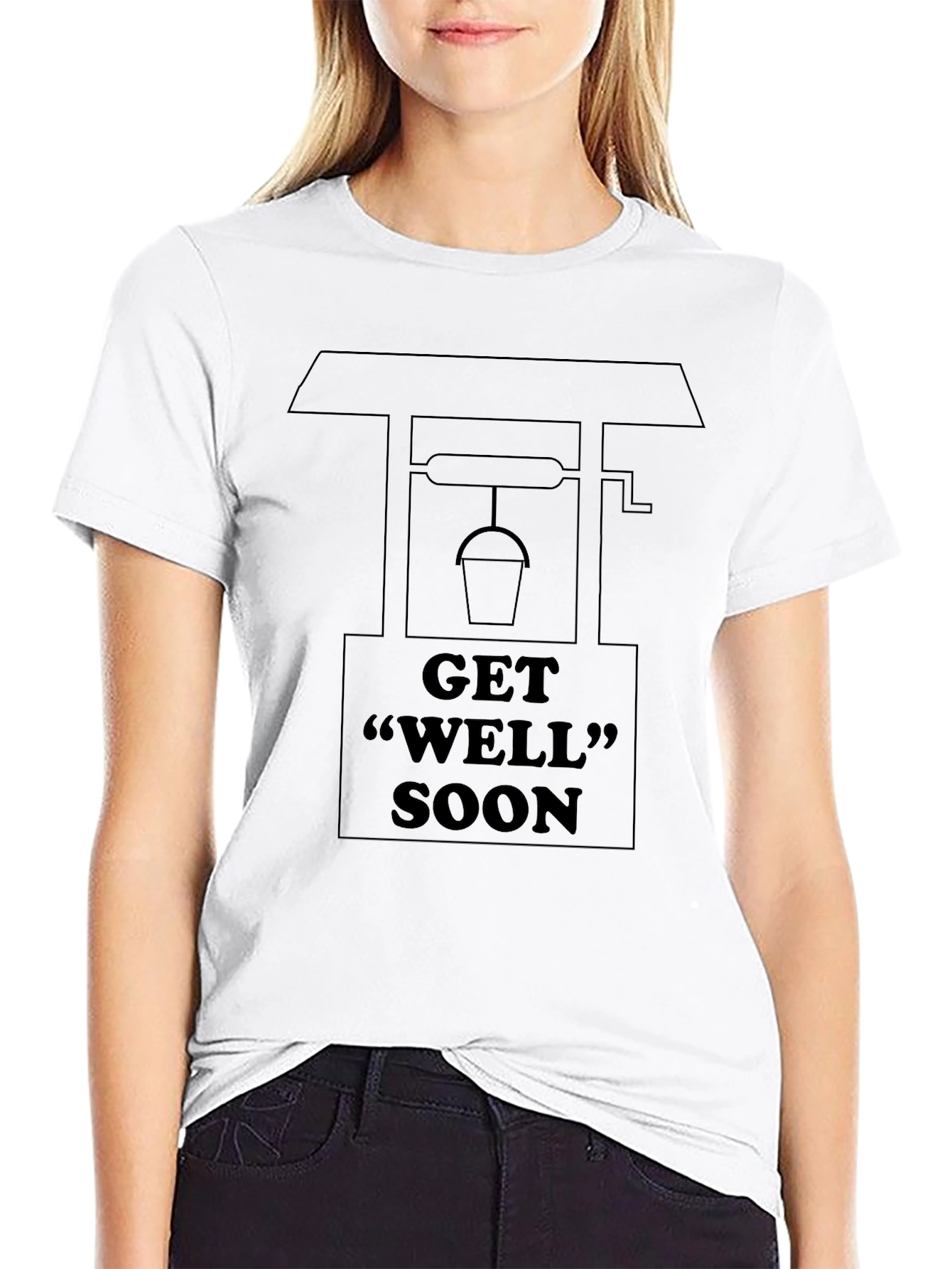 Get Well Soon Wishing Well Graphic T-Shirt