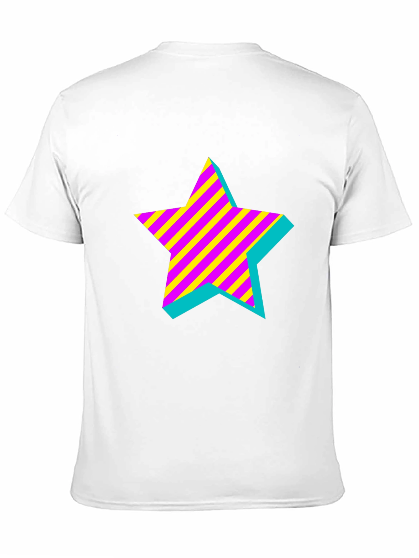 Retro Star Graphic Black T-Shirt