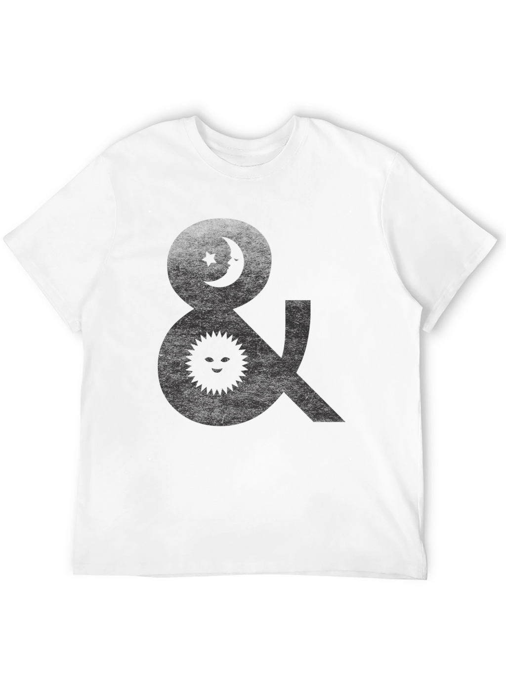 Celestial Symbol Graphic Tee - Black