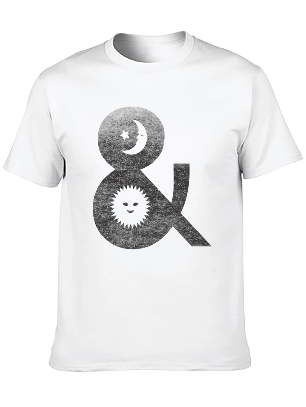 Celestial Symbol Graphic Tee - Black