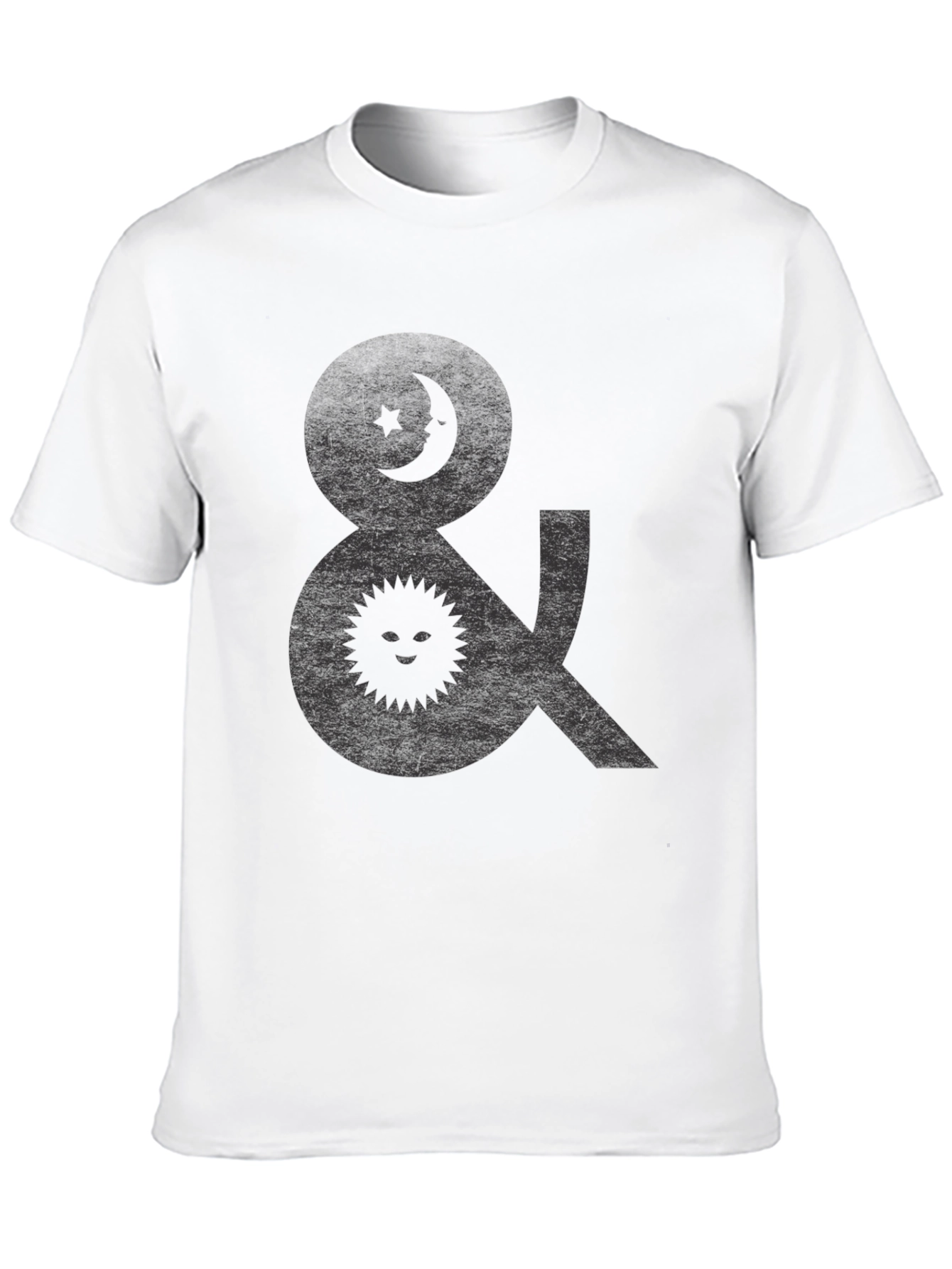 Celestial Symbol Graphic Tee - Black