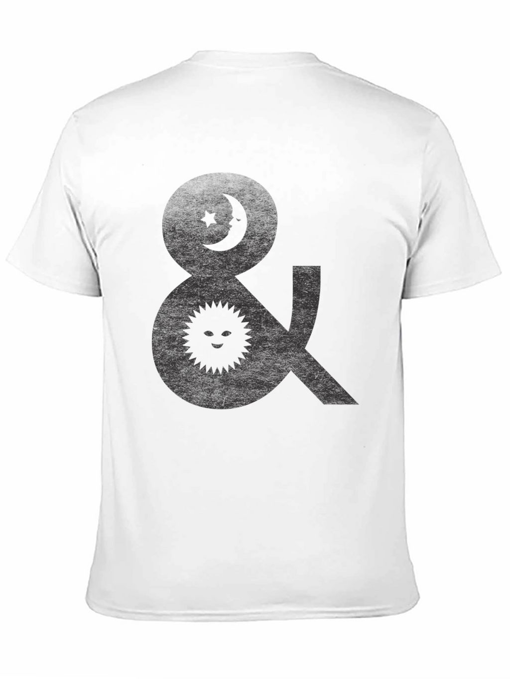 Celestial Symbol Graphic Tee - Black