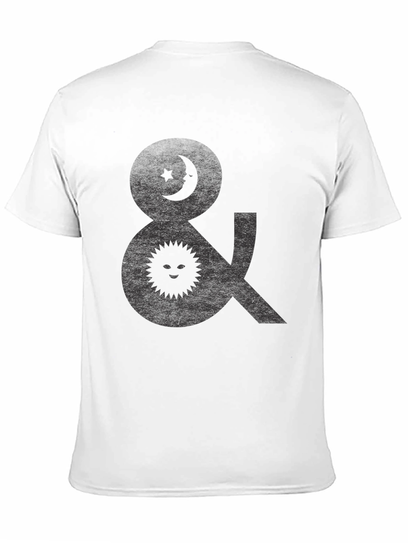 Celestial Symbol Graphic Tee - Black