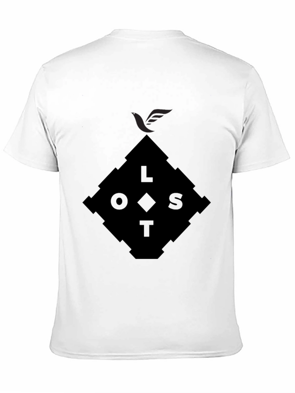 Lost Diamond Graphic Black T-Shirt