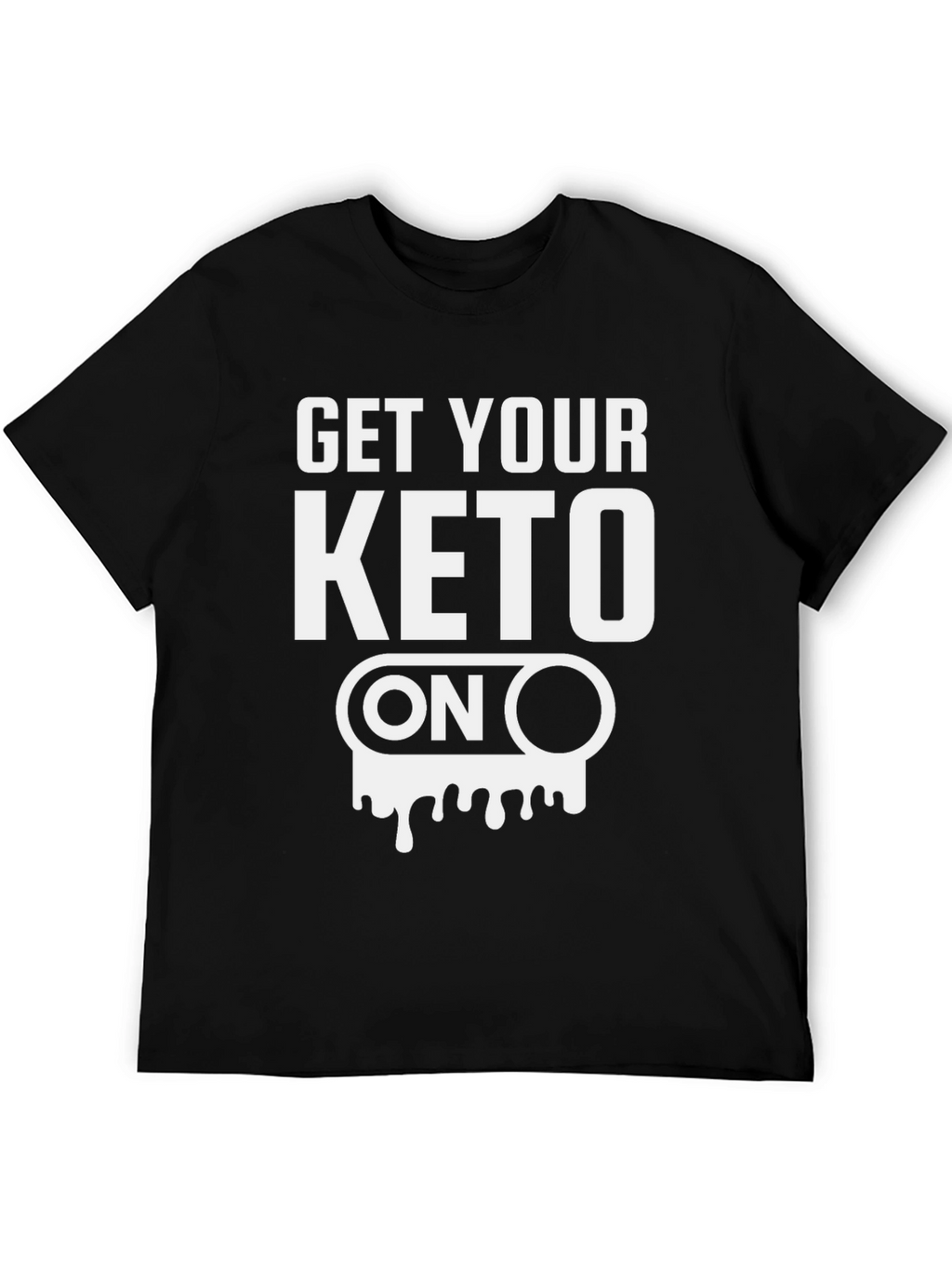 Get Your Keto On Black Graphic Tee