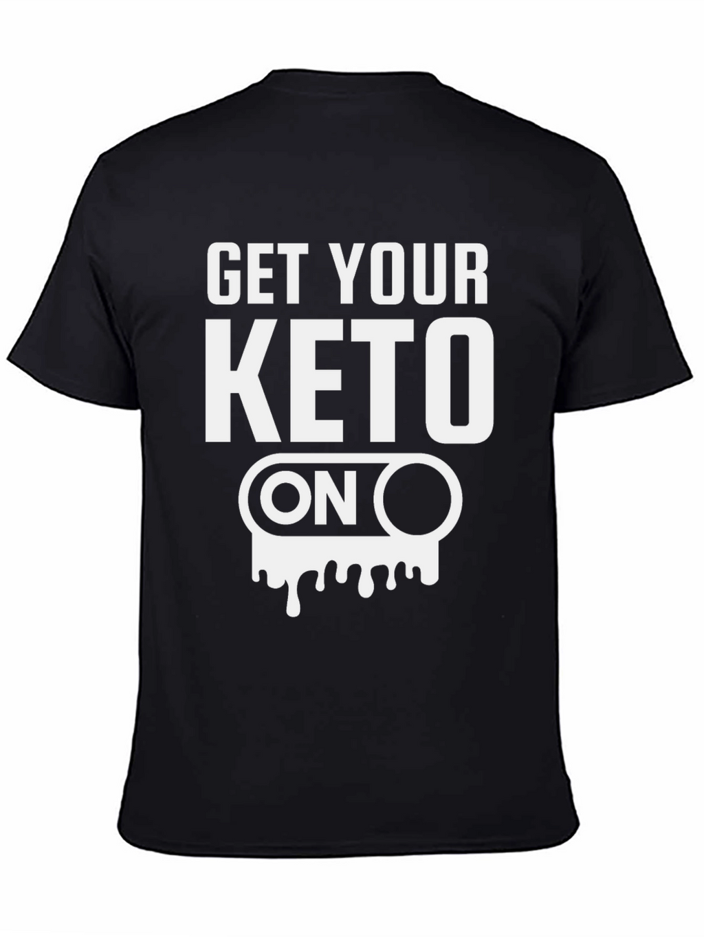 Get Your Keto On Black Graphic Tee