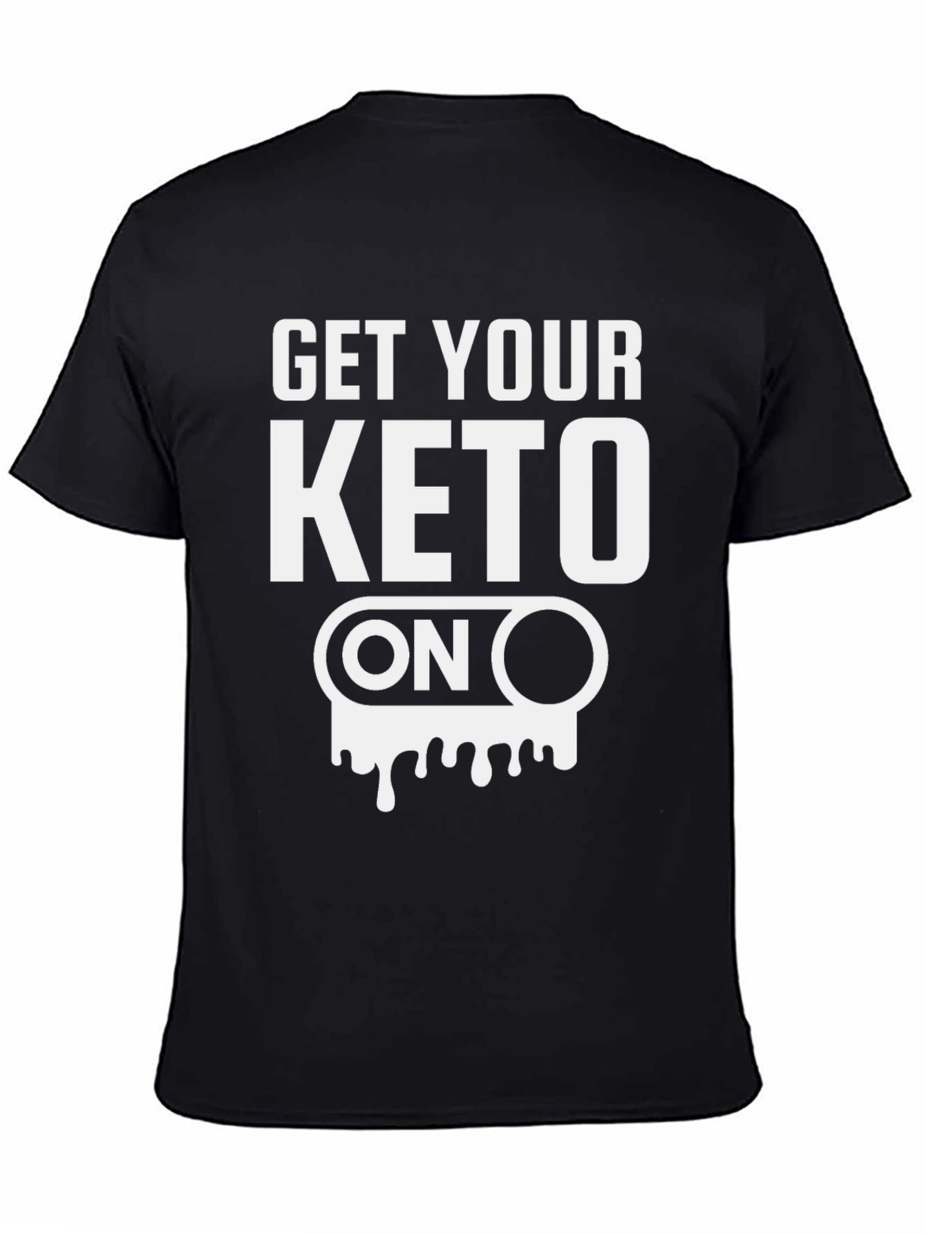 Get Your Keto On Black Graphic Tee