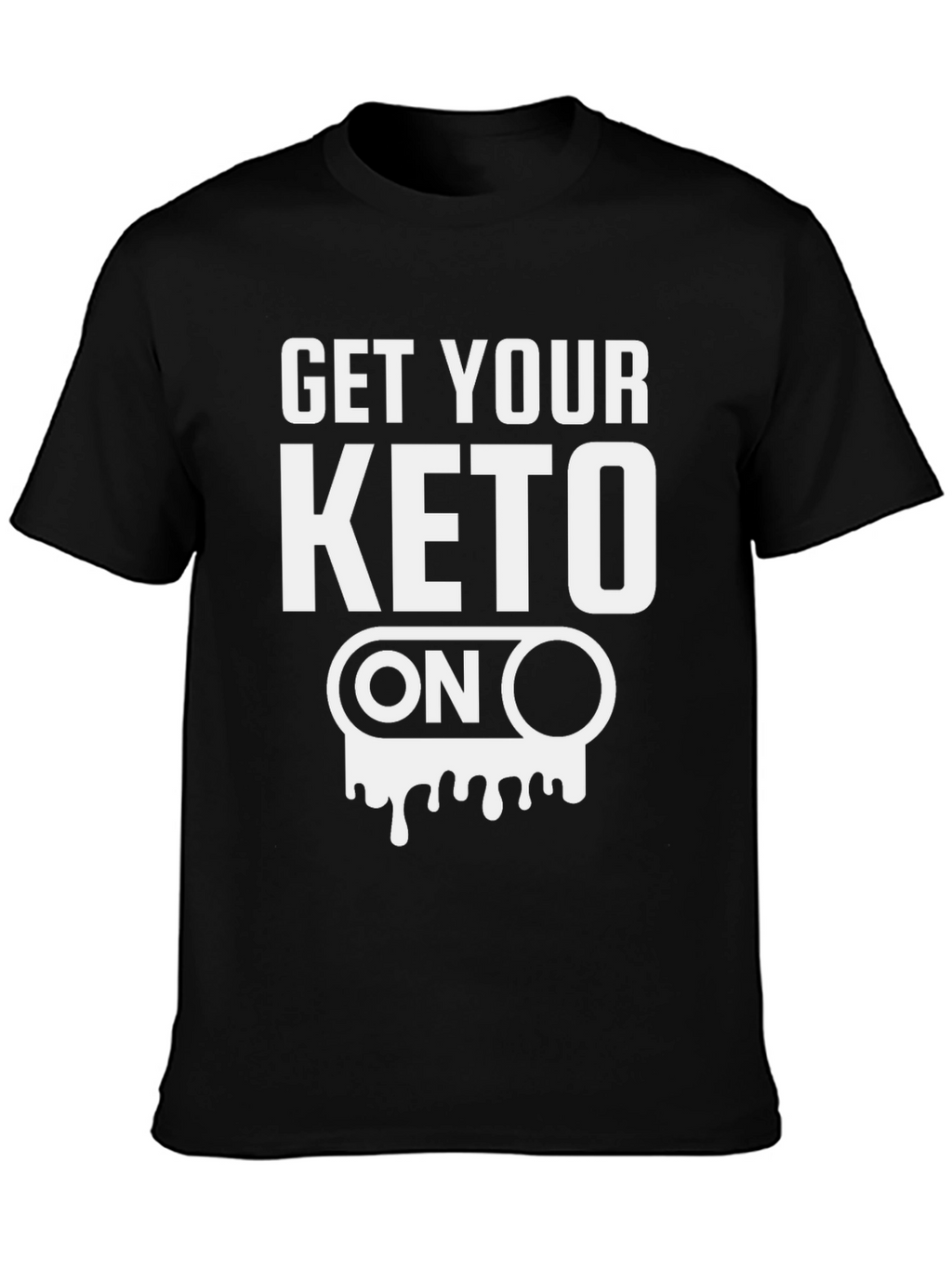 Get Your Keto On Black Graphic Tee