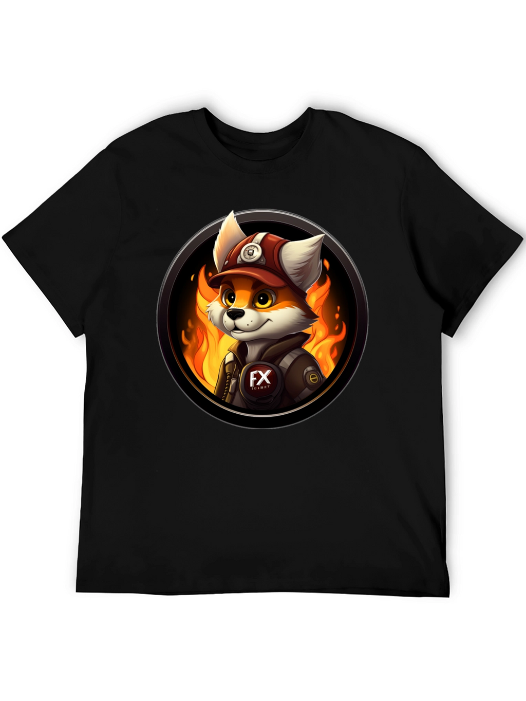Fox Mascot T-Shirt - Fiery Design Premium Quality!