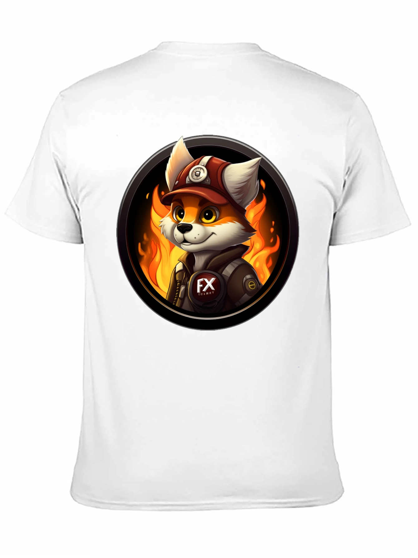 Fox Mascot T-Shirt - Fiery Design Premium Quality!