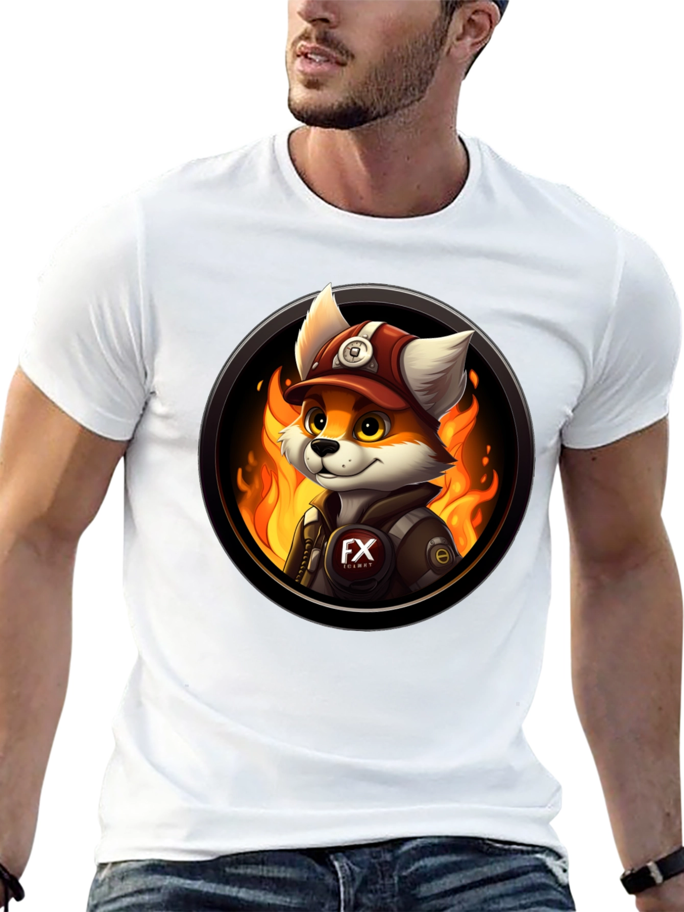 Fox Mascot T-Shirt - Fiery Design Premium Quality!