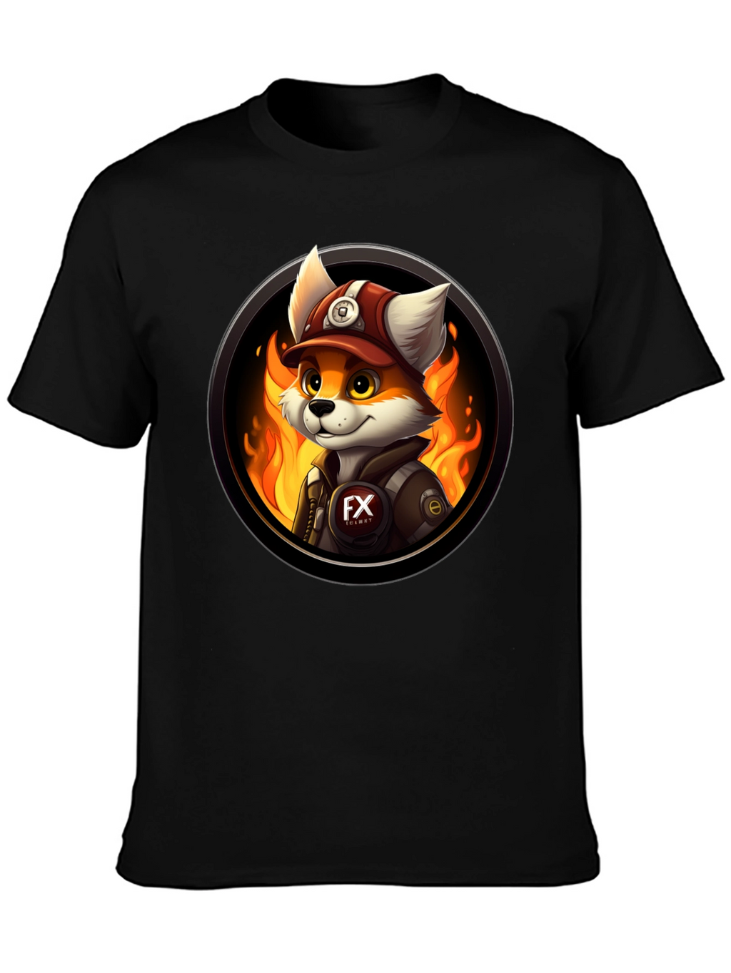 Fox Mascot T-Shirt - Fiery Design Premium Quality!