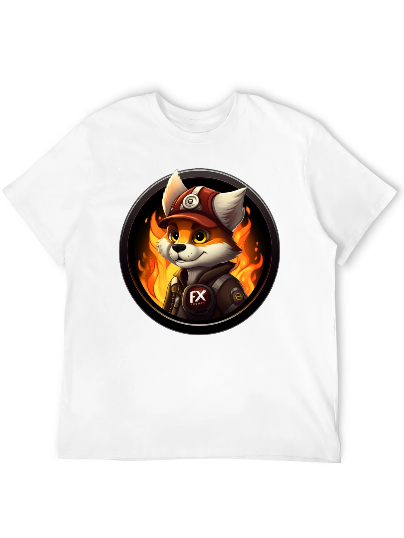 Fox Mascot T-Shirt - Fiery Design Premium Quality!