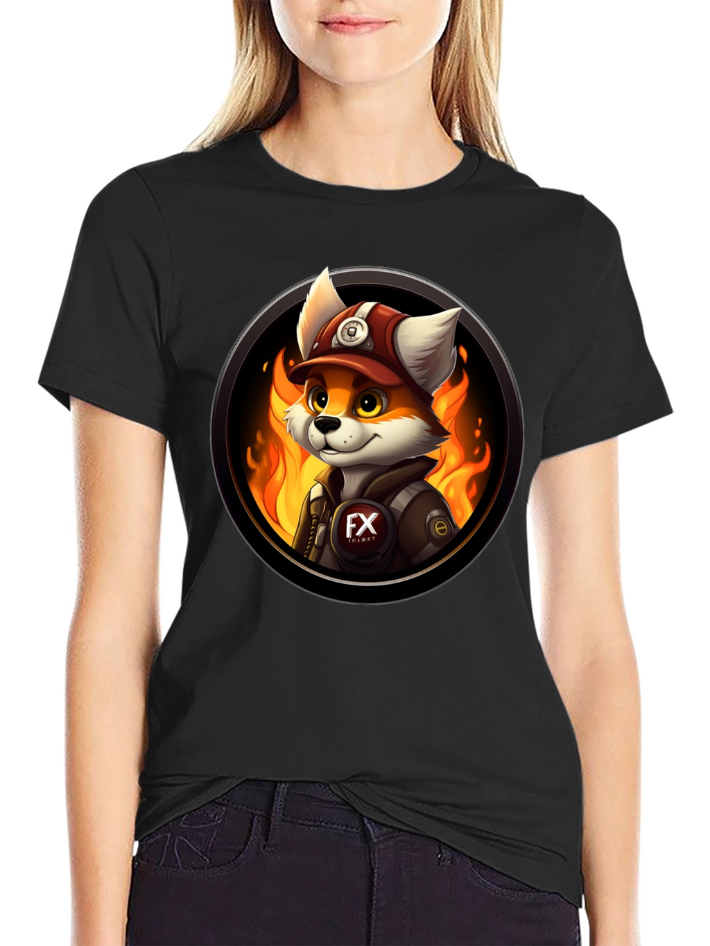 Fox Mascot T-Shirt - Fiery Design Premium Quality!
