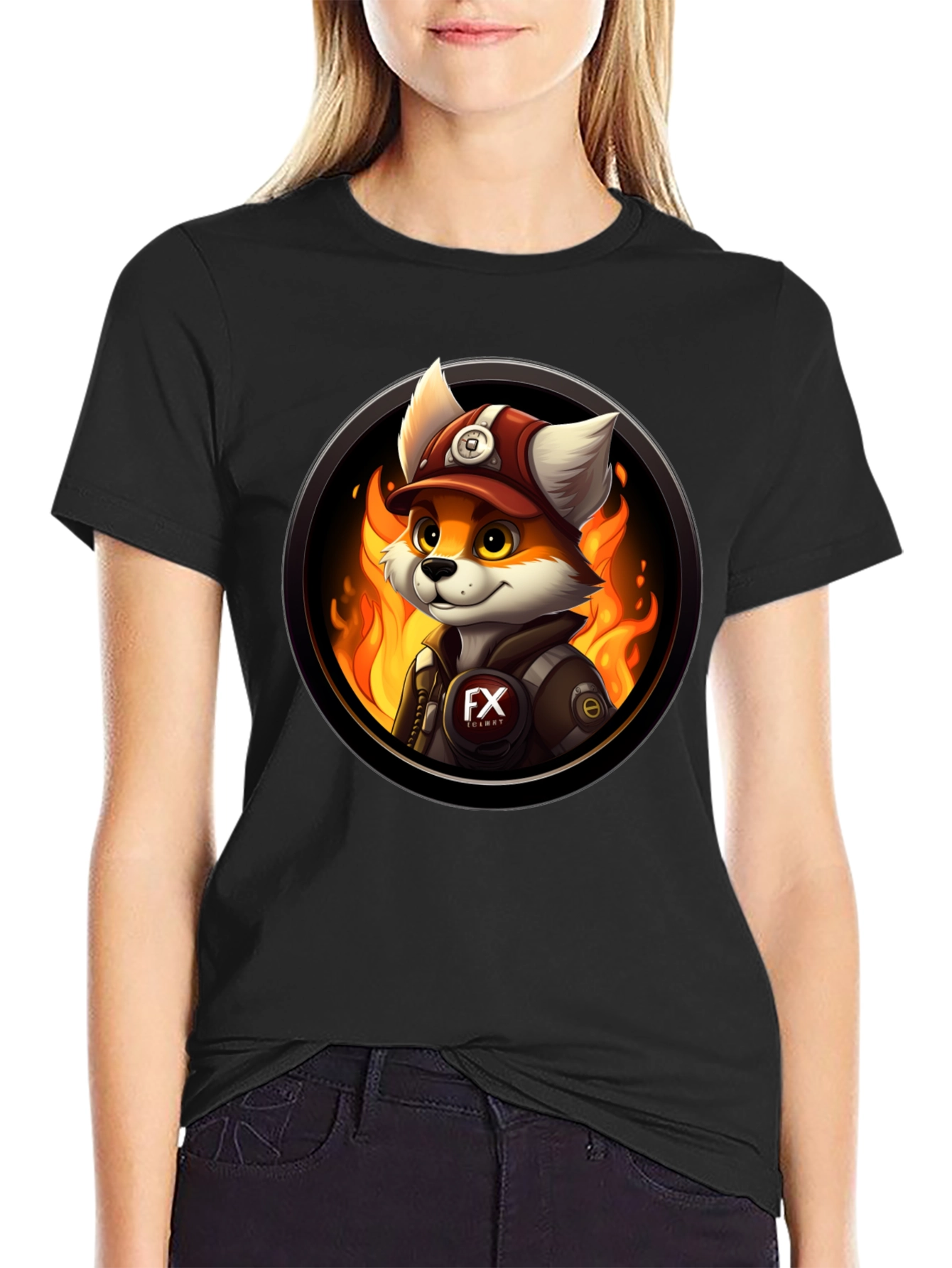 Fox Mascot T-Shirt - Fiery Design Premium Quality!
